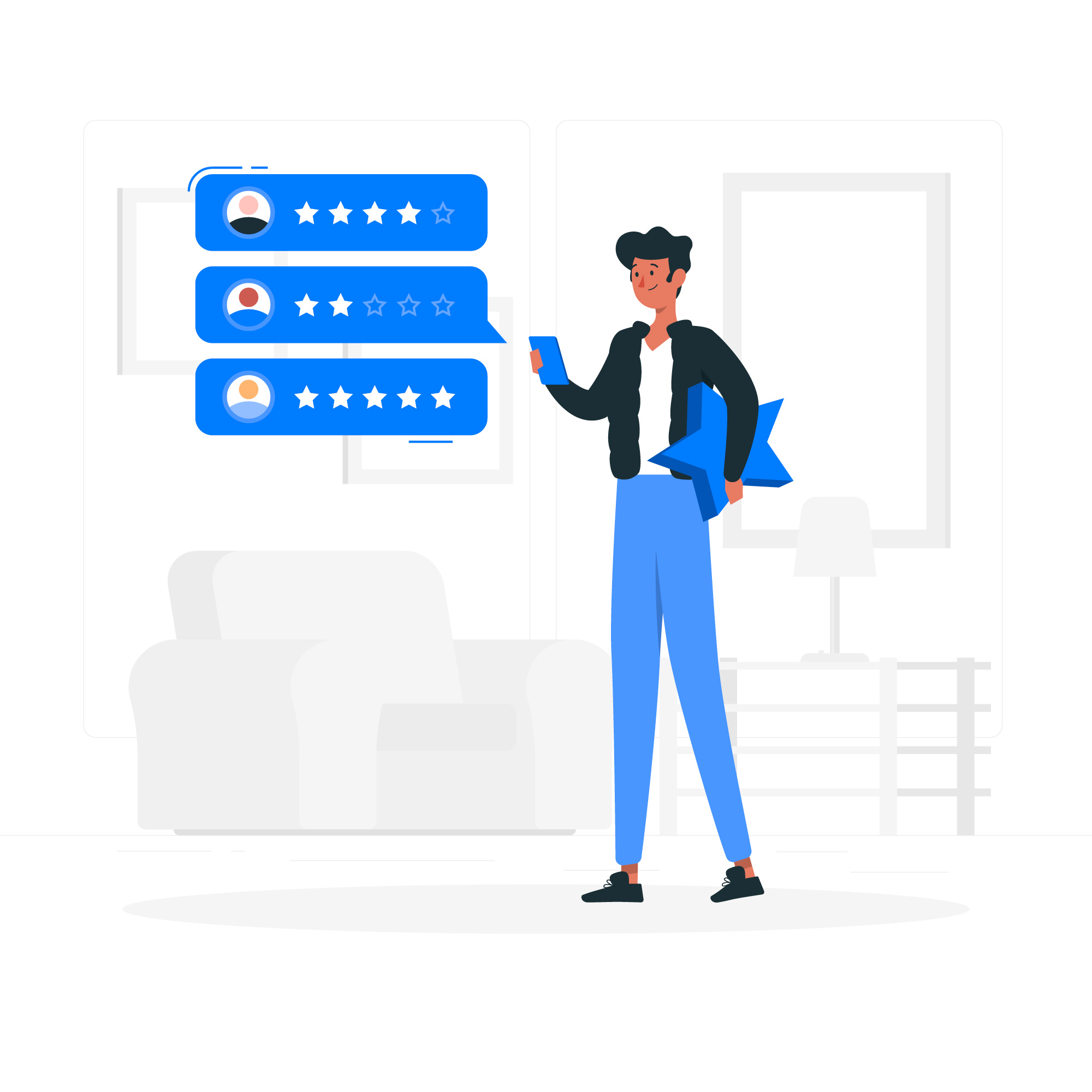 Customer Feedback Illustration